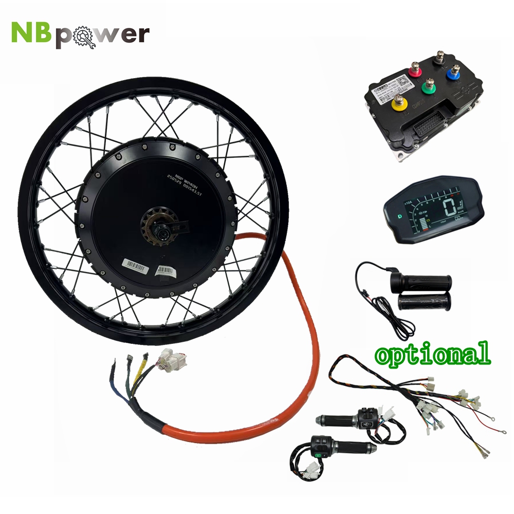 ชุดมอเตอร์ไฟฟ้าสำหรับจักรยานยน - 72V 8000W Brushless Hub Motor บทวิจารณ์และราคา